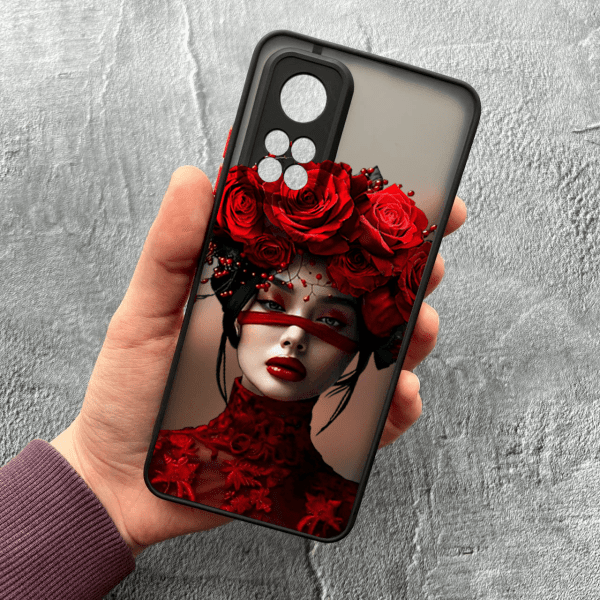 Чехол для Xiaomi Mi 10T / 10T Pro с защитой камеры с девочкой и лентой