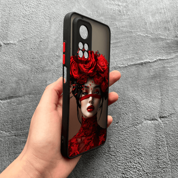Чехол для Xiaomi Mi 10T / 10T Pro с защитой камеры с девочкой и лентой