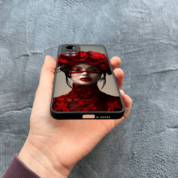 Чехол для Xiaomi Mi 10T / 10T Pro с защитой камеры с девочкой и лентой