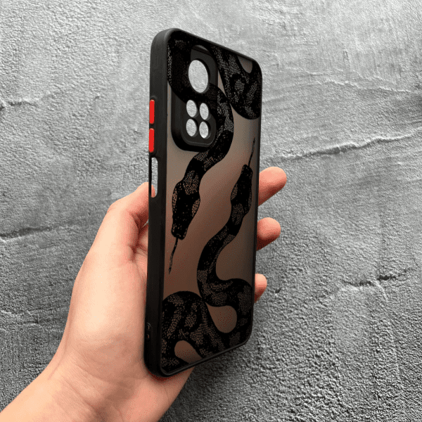 Чохол для Xiaomi Mi 10T / 10T Pro з захистом камери з чорною змією