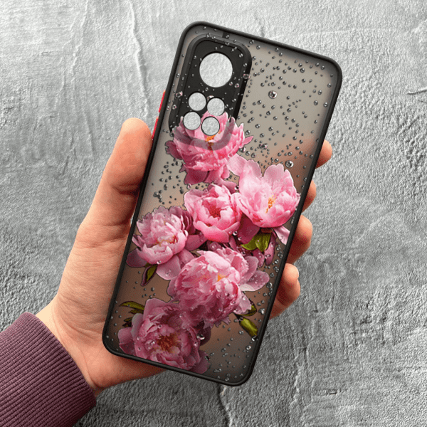 Чохол для Xiaomi Mi 10T / 10T Pro з захистом камери з квітами та краплями