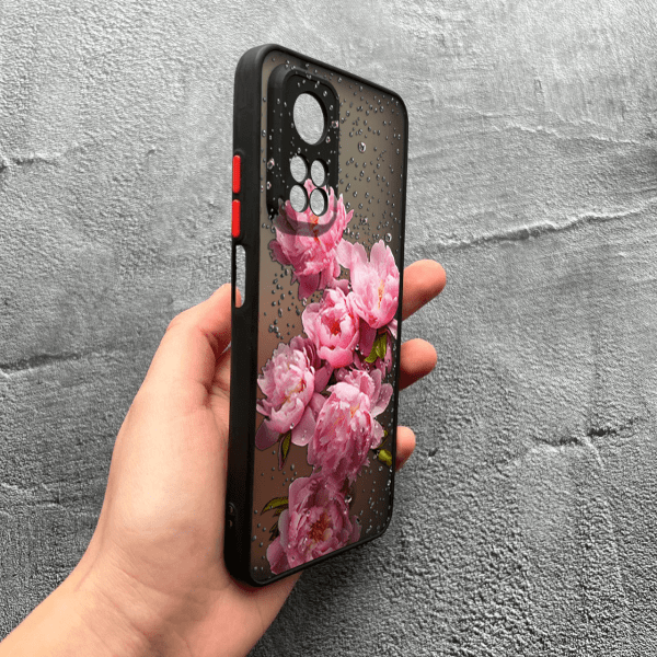 Чохол для Xiaomi Mi 10T / 10T Pro з захистом камери з квітами та краплями