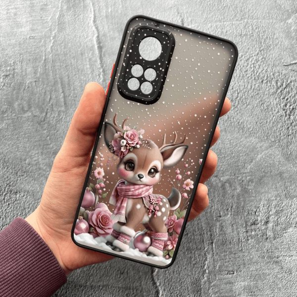 Чохол для Xiaomi Mi 10T / 10T Pro з захистом камери з новорічним оленятком