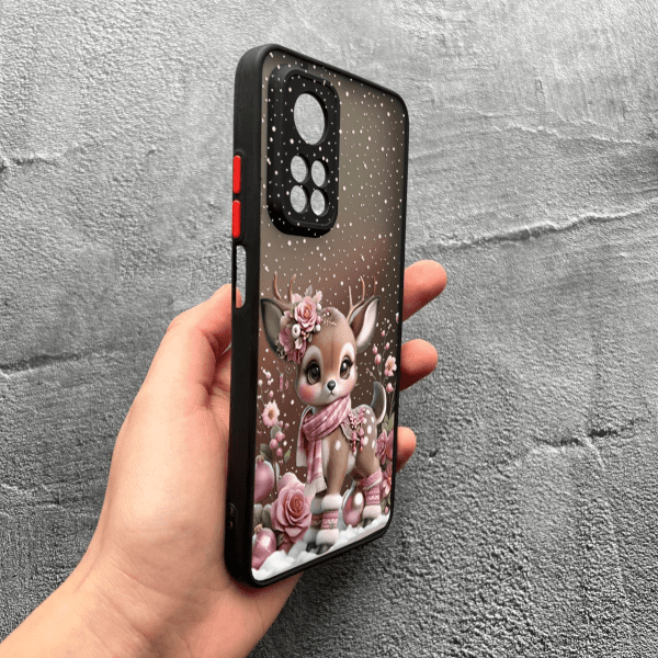 Чохол для Xiaomi Mi 10T / 10T Pro з захистом камери з новорічним оленятком