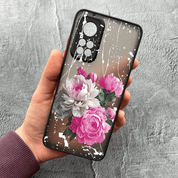 Чохол для Xiaomi Mi 10T / 10T Pro з захистом камери з півоніями класичними