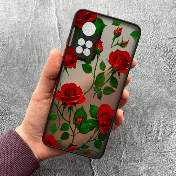 Чохол для Xiaomi Mi 10T / 10T Pro з захистом камери з червоними трояндами