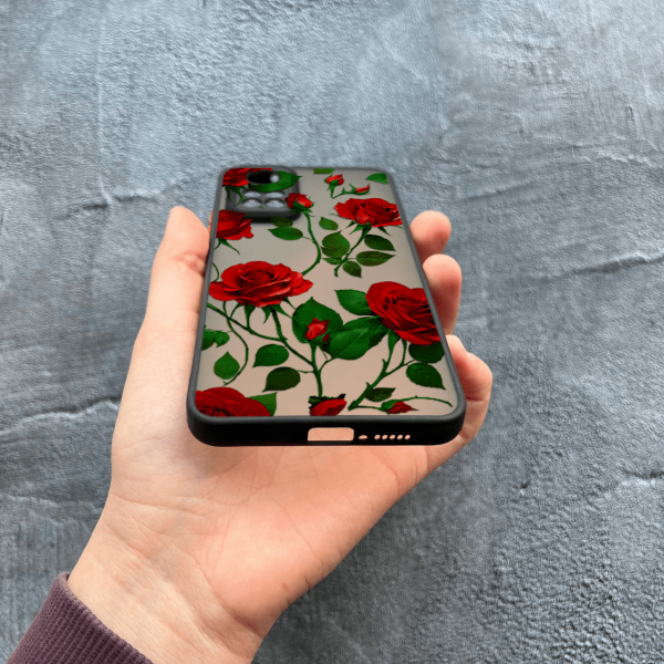 Чехол для Xiaomi Mi 10T / 10T Pro с защитой камеры с красными розами