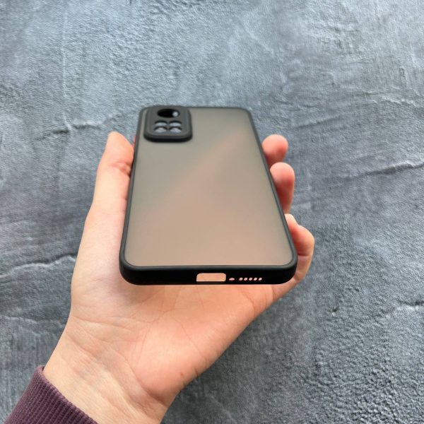 Чехол для Xiaomi Mi 10T / 10T Pro с защитой камеры матовый пластик без принта