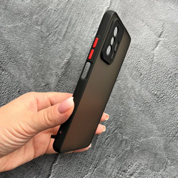 Чехол для Xiaomi 11T / 11T Pro с защитой камеры матовый пластик без дизайна