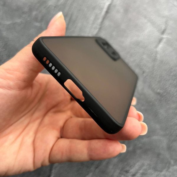 Чехол для Xiaomi 11T / 11T Pro с защитой камеры матовый пластик без дизайна