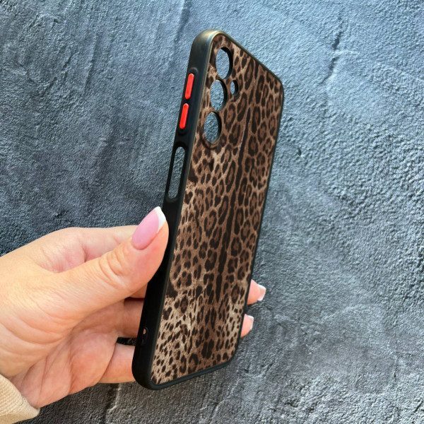 Чехол для Samsung Galaxy M35 с защитой камеры с классическим леопардом