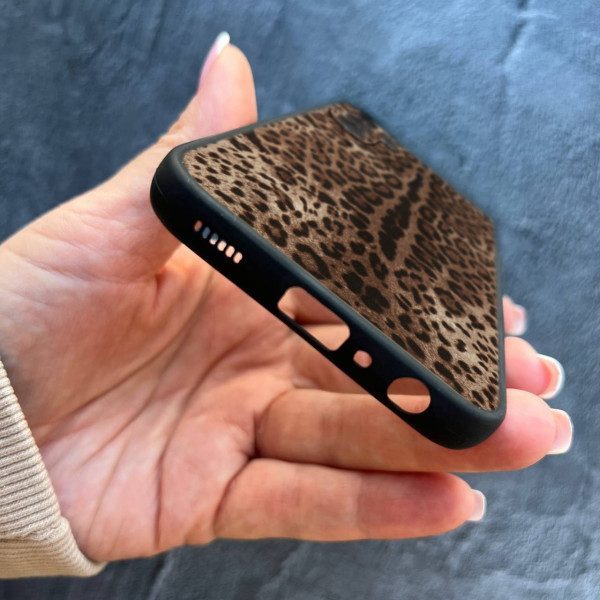 Чехол для Samsung Galaxy M35 с защитой камеры с классическим леопардом