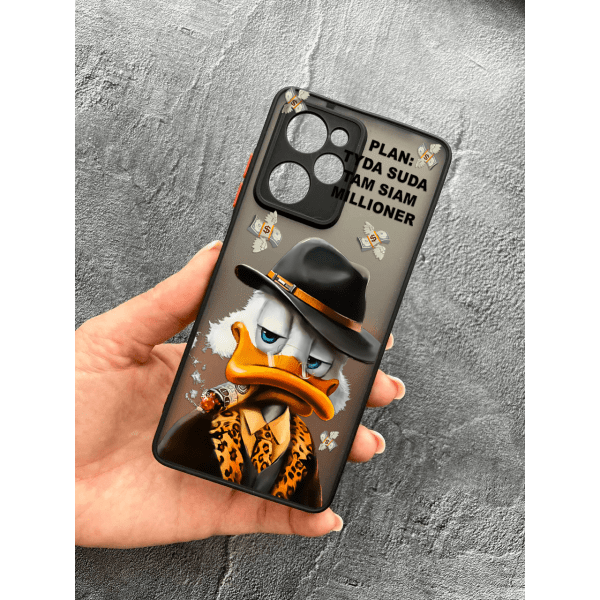 Чохол для Xiaomi Poco X5 Pro 5G з захистом камери з Дональдом Даком