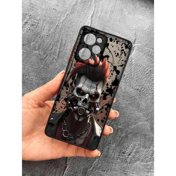 Чохол для Xiaomi Poco X5 Pro 5G з захистом камери з черепом CRAZY