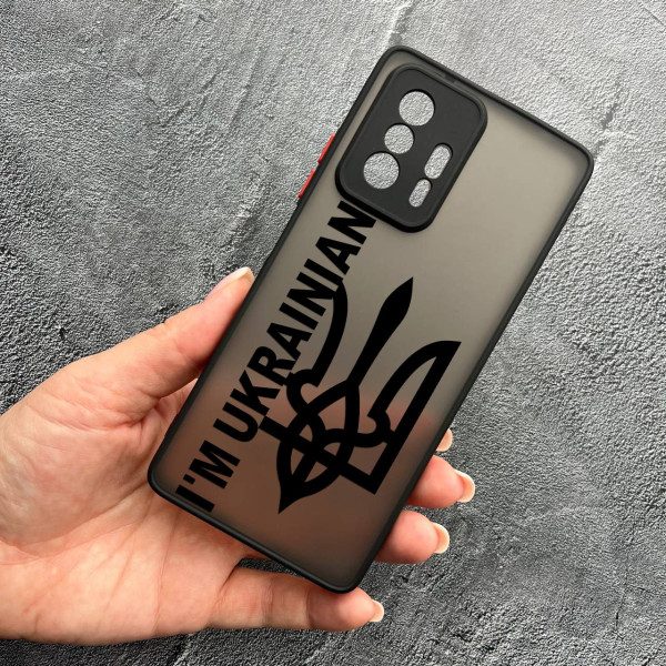 Чехол для Xiaomi 11T / 11T Pro с защитой камеры патриотический I`m Ukrainian