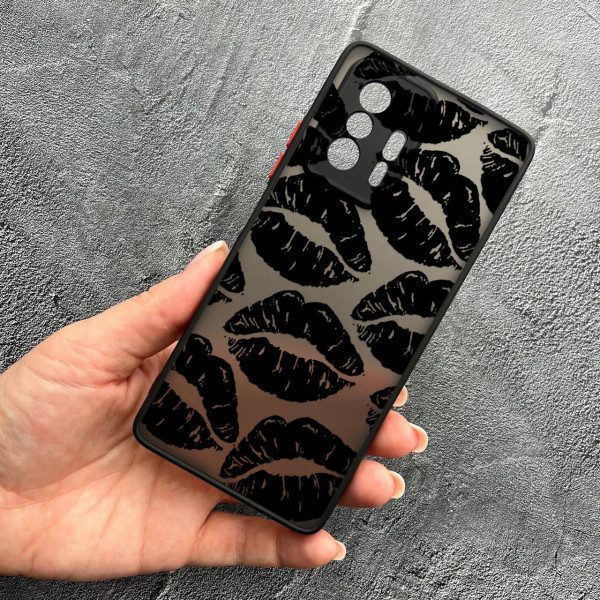 Чохол для Xiaomi 11T / 11T Pro з захистом камери з чорними губами