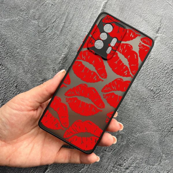 Чохол для Xiaomi 11T / 11T Pro з захистом камери з червоними губами