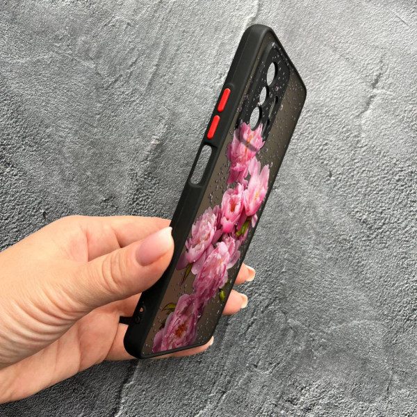 Чохол для Xiaomi 11T / 11T Pro з захистом камери з квітами та краплями