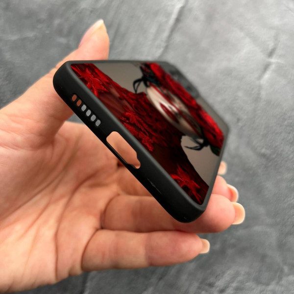 Чехол для Xiaomi 11T / 11T Pro с защитой камеры с девочкой и цветами