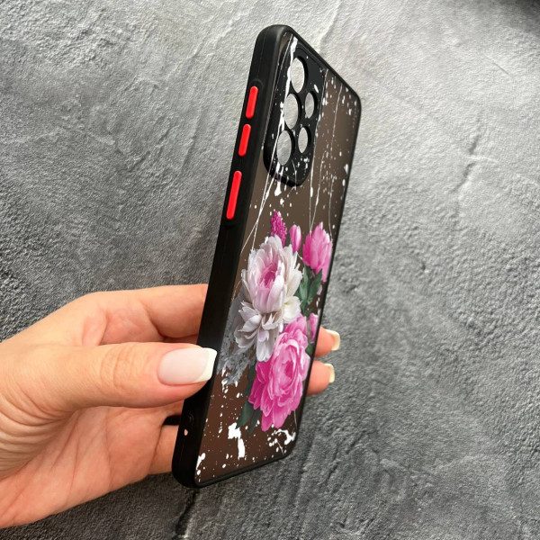 Чохол для Samsung Galaxy A33 з захистом камери з півоніями класичними