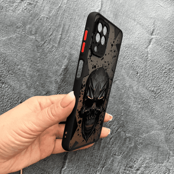 Чохол для Samsung Galaxy M33 з захистом камери з черепом у кубі
