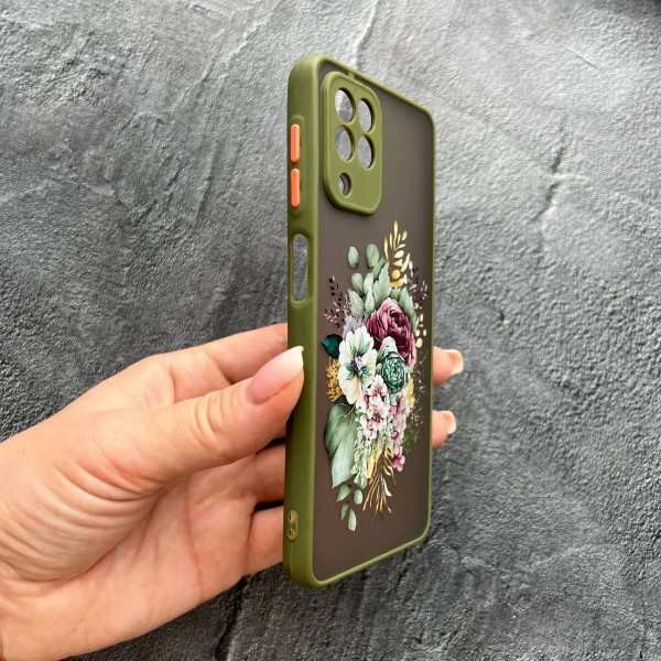 Чохол для Samsung Galaxy M33 з захистом камери з осінніми квітами