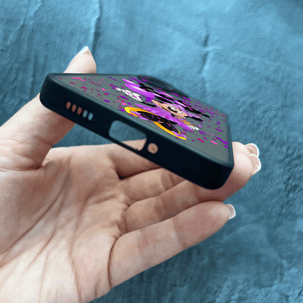 Чехол для Xiaomi Redmi Note 13 Pro Plus детский с защитой камеры с Минни Маус и воздушными шарами