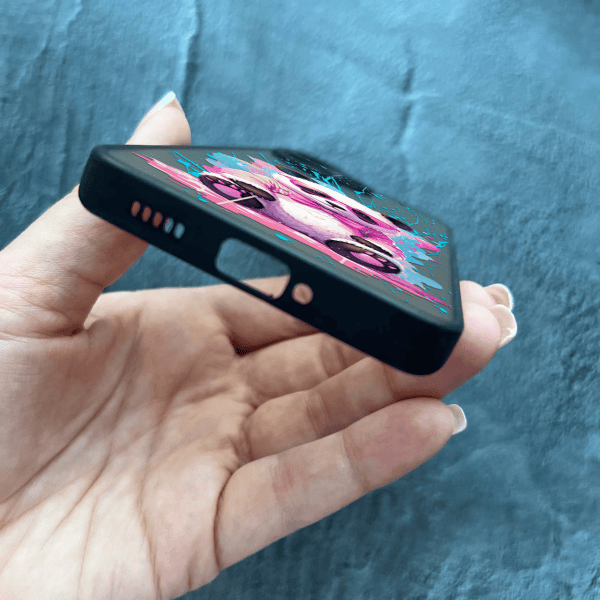 Чехол для Xiaomi Redmi Note 13 Pro Plus с защитой камеры с пандой в очках