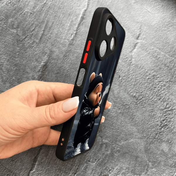 Чохол для Xiaomi Redmi 13 4G / Poco M6 4G з захистом камери з ведмедиком Вінні