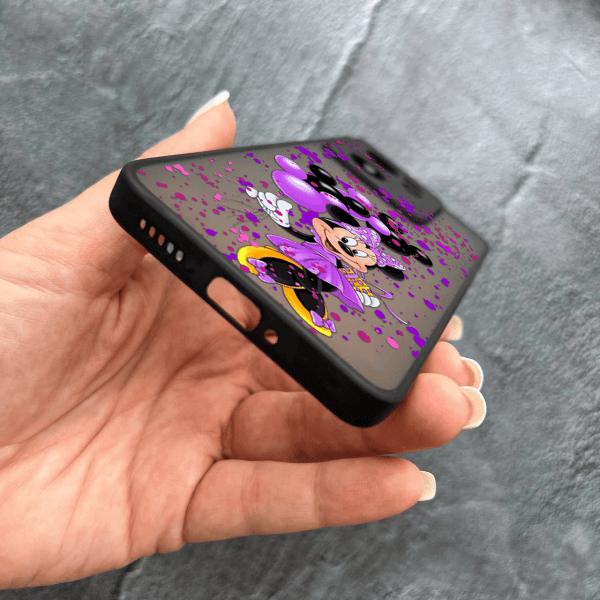 Чехол для Xiaomi 13T / 13T Pro с защитой камеры детский с Минни Маус и воздушными шарами