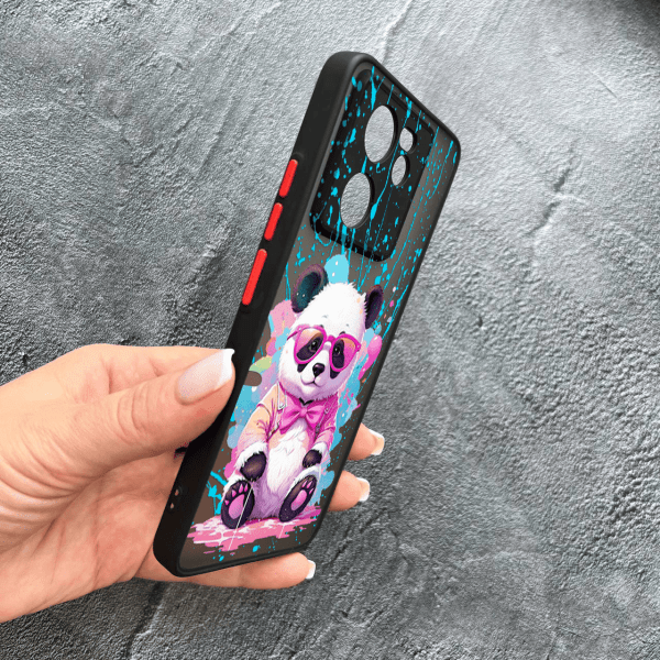 Чохол для Xiaomi 13T / 13T Pro з захистом камери з пандою в окулярах