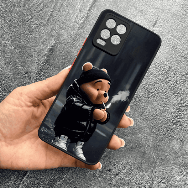 Чохол для Realme 8 / 8 Pro з захистом камери з ведмедиком Вінні