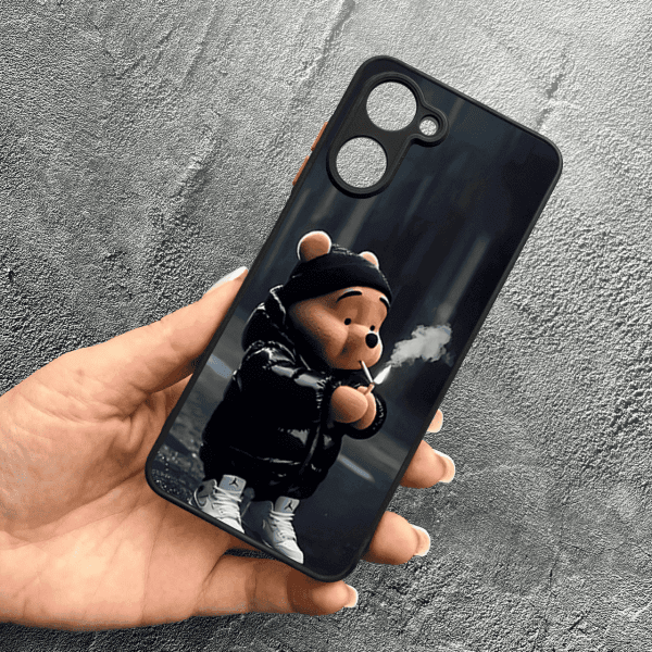 Чохол для Realme 10 з захистом камери з ведмедиком Вінні