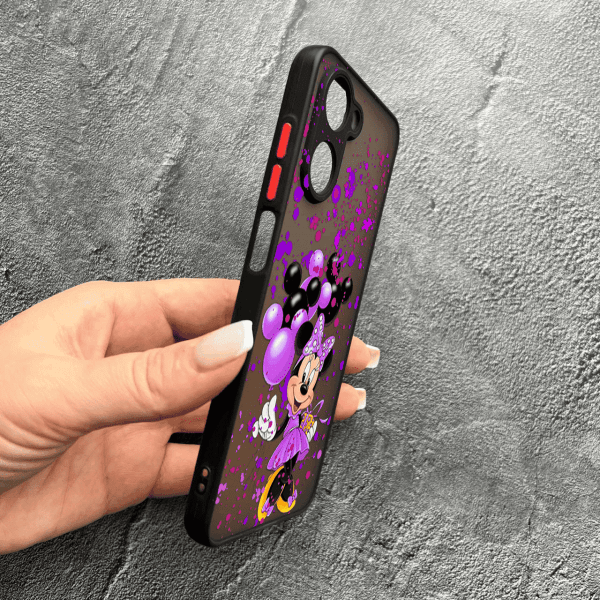 Чохол для Realme 10 з захистом камери дитячий з Мінні Маус та повітряними кульками