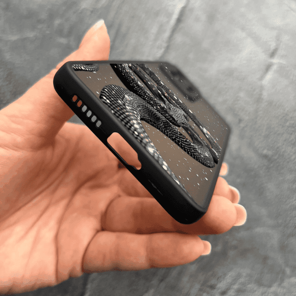 Чехол для Xiaomi 11T / 11T Pro с защитой камеры со змеей с блестками