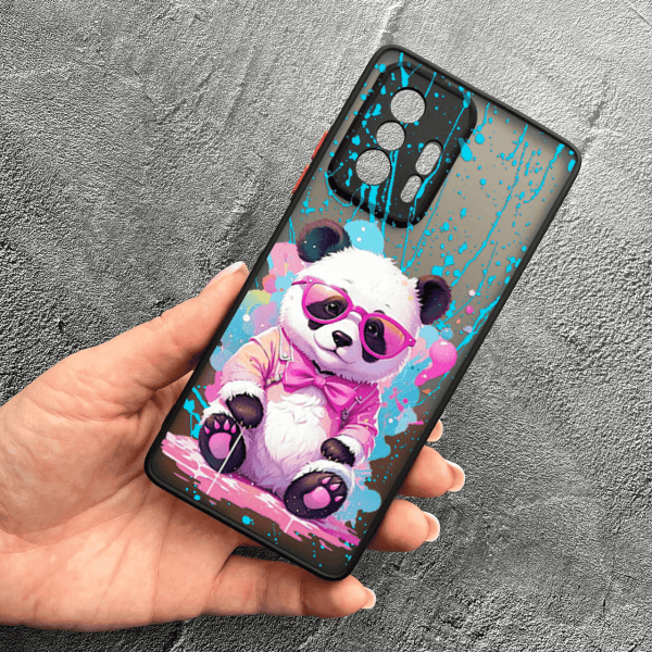 Чохол для Xiaomi 11T / 11T Pro з захистом камери з пандою в окулярах