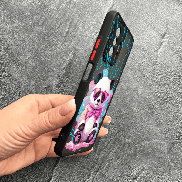 Чохол для Xiaomi 11T / 11T Pro з захистом камери з пандою в окулярах