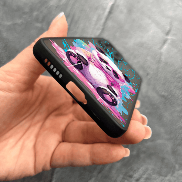 Чехол для Xiaomi 11T / 11T Pro с защитой камеры с пандой в очках