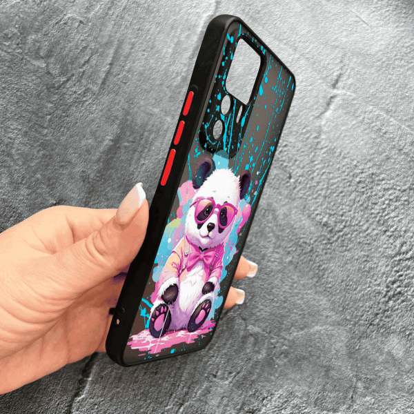 Чохол для Xiaomi 12T / Xiaomi 12T Pro з захистом камери з пандою в окулярах