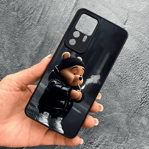 Чохол для Xiaomi 12T / Xiaomi 12T Pro з захистом камери з ведмедиком Вінні