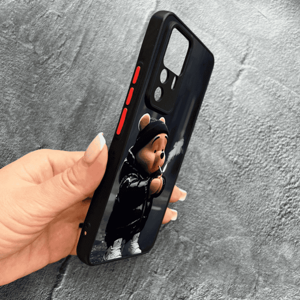 Чохол для Xiaomi 12T / Xiaomi 12T Pro з захистом камери з ведмедиком Вінні