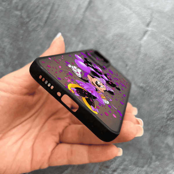 Чехол для Xiaomi 12T / Xiaomi 12T Pro с защитой камеры детский с Минни Маус и воздушными шариками