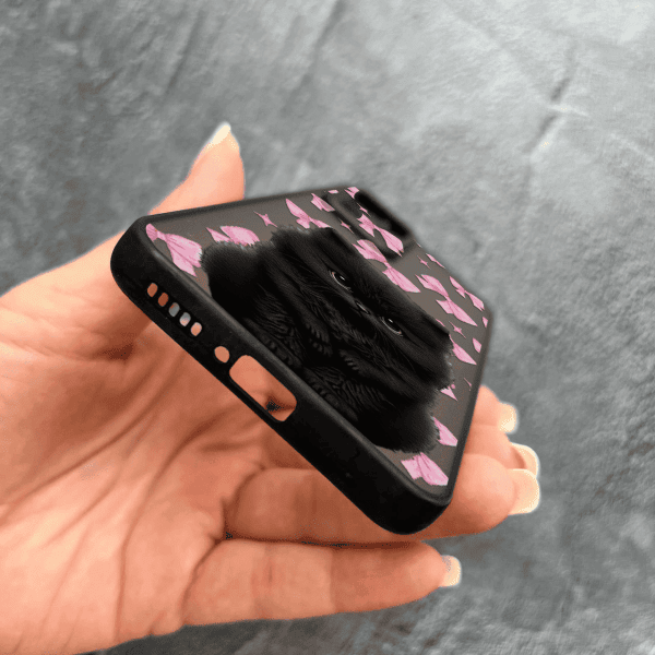Чехол для Xiaomi 12T / Xiaomi 12T Pro с защитой детский камеры с котиком и бантиками
