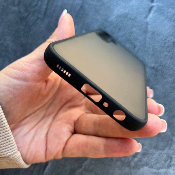 Чехол Samsung Galaxy A14 с защитой камеры матовый пластик без дизайна