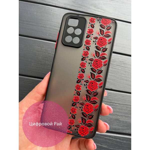 Чохол для Xiaomi Redmi Note 11 Pro Plus 5G з захистом камери з вишиванкою Донеччина