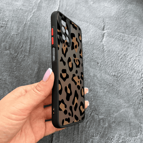 Чехол для Xiaomi Redmi Note 11 Pro Plus 5G с защитой камеры с шоколадным леопардом