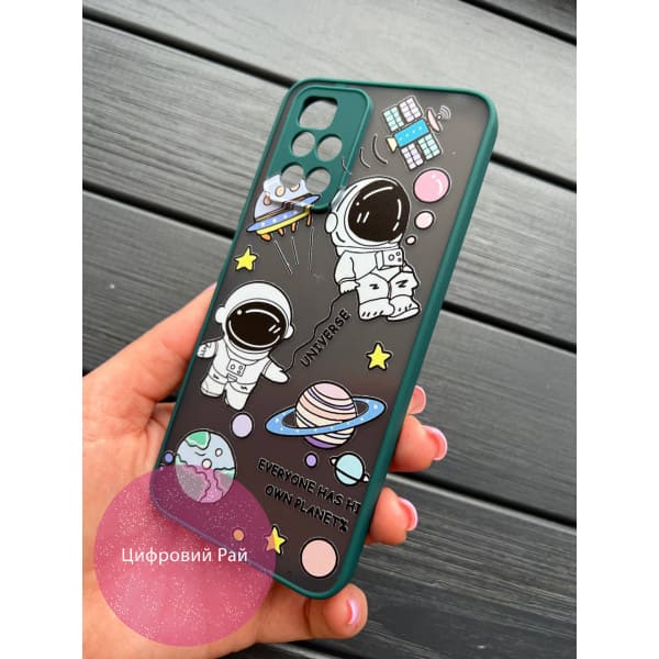 Чохол для Xiaomi Redmi Note 11 Pro Plus 5G з захистом камери з космонавтами