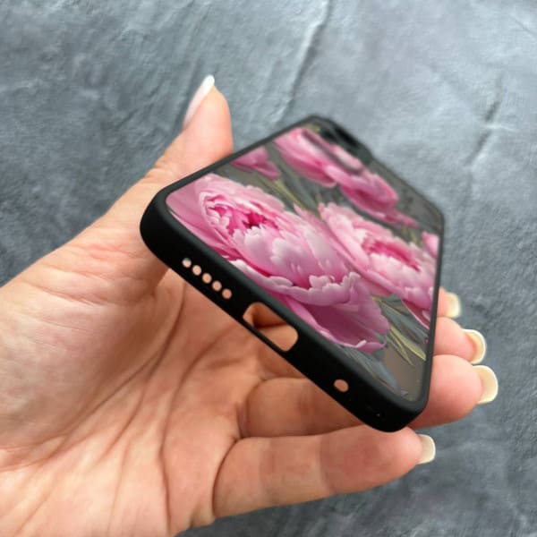 Чохол для Xiaomi 12 / 12x / 12s з захистом камери з квітами півоніями крупними