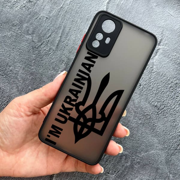 Чехол для Xiaomi 12 / 12x / 12s с защитой камеры патриотический I`m Ukrainian