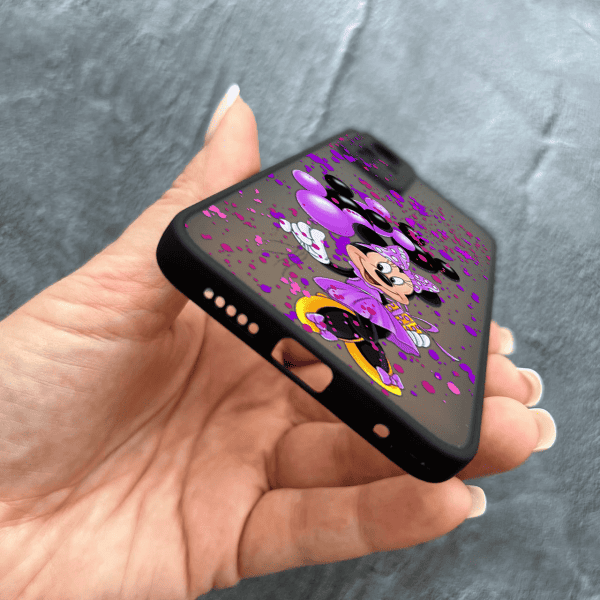 Чехол для Xiaomi 12 / 12x / 12s с защитой камеры детский с Минни Маус и воздушными шариками